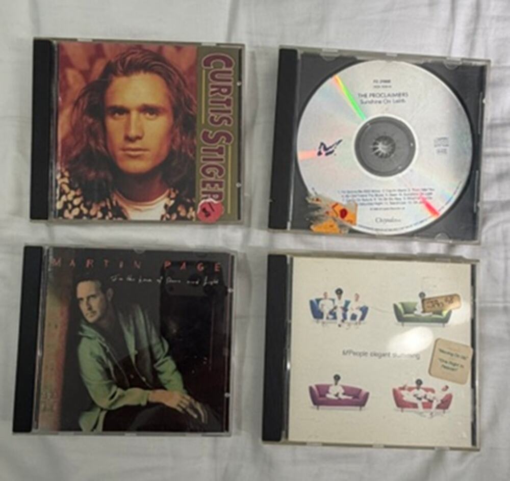 Rock Pop CD Lot of 4 Boston Van Morrison Curtis Stigers Scott Bennett